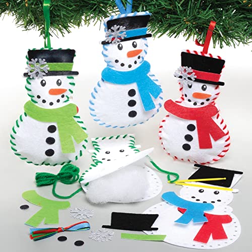 Baker Ross Kit De Hada De Invierno – 3 Manualidades Con Gemas Autoadhesivas Para Niños