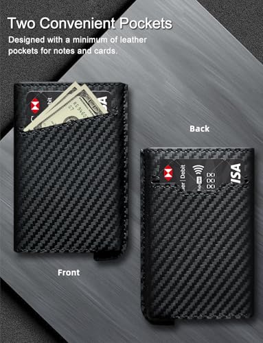 Slim Aluminum Card Holder Wallet, Minimalist Metal Mens Wallet, RFID Blocking Wallet For Men, Pop Up Men's Wallets, Stealth Wallets for Men, 14+ Cards Holder Mens Wallets With 2 Cash Bands4
