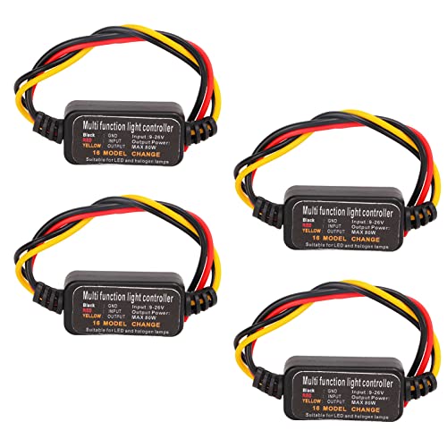Universal LED flash module de 16 modos para luz de freno de motocicletas 7
