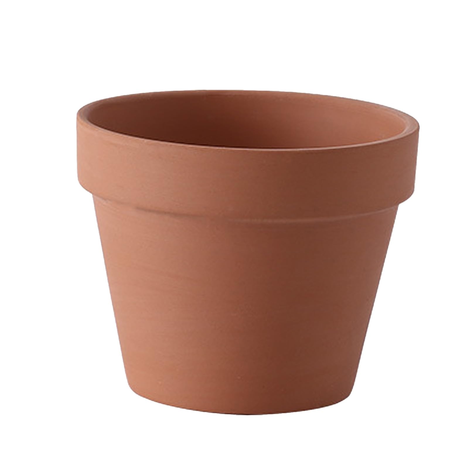 matumou Flowerpot, Clay Plant Pot with Drainage Hole, Porous Planter for Indoor Outdoor Plants Succulents Cacti Herbs