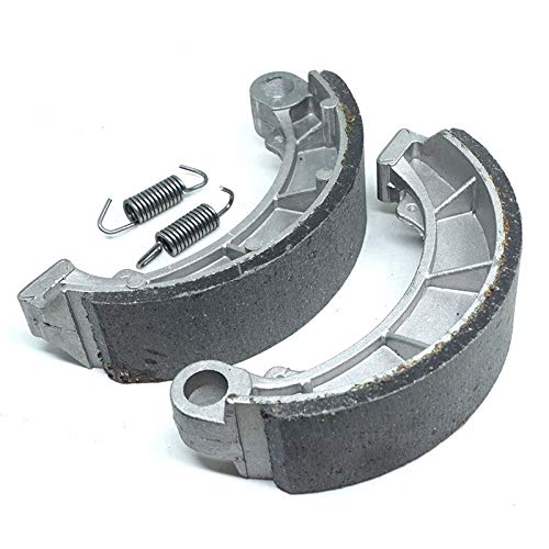 / Ajuste for Honda VT250C V Doble Magna 94-98 / Ajuste for VF500C V30 Magna 84-85 VF700C 1984 / Ajuste for VF750C V45 Magna 82-83 de Zapatas de Frenos Trasero Set W/resortes (Color : Metallic)