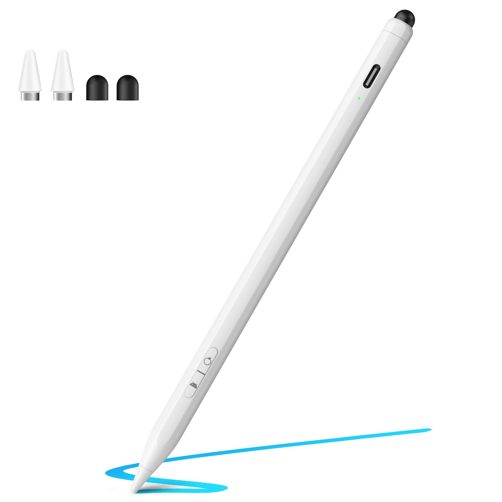 Amazon.com: Stylus Pen for iPad, iPhone, Android, 2 in 1 Fast