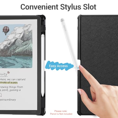 CoBak Case for 11" Kindle Scribe 3rd Generation 2025, Kindle Scribe Colorsoft - All New PU Leather Cover with Auto Sleep Wake, Pen Holder for Scribe 11" 2025 Released by CoBak - Used condition - Image 3