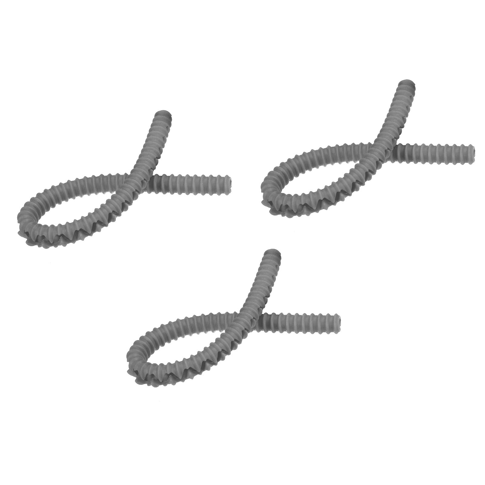 PATIKIL 35.5cm Silicone Oven Rack Shields Shelf Rack Guard Heat Resistant Edge Liner Cover, Oven Rack Protectors Accessories Grey Pack of 3