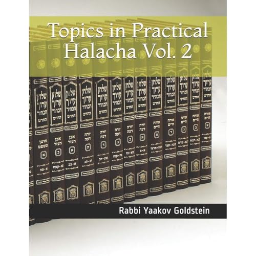 Topics in Practical Halacha Vol. 2 by Rabbi Yaakov Goldstein episode artwork