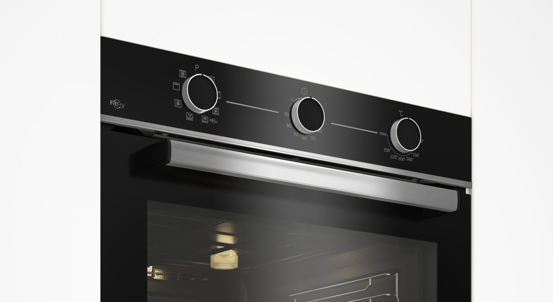 Beko BBIMA13100X Forno Multifunzione da Incasso 60 cm Cristallo Nero e Inox, 72L, Wi-Fi HomeWhiz, Classe A