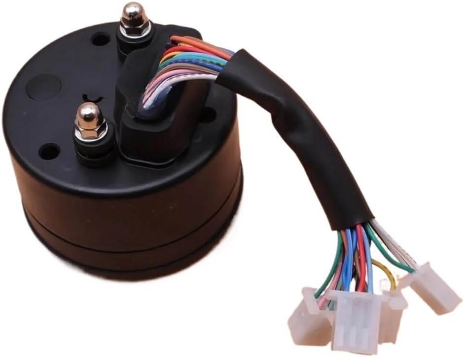 Motorcycle Odometer Gauge 1set Black ABS Multi-function Digital Motorcycle Odometer Tachometer Tachometer Gauge Support Universal Fit