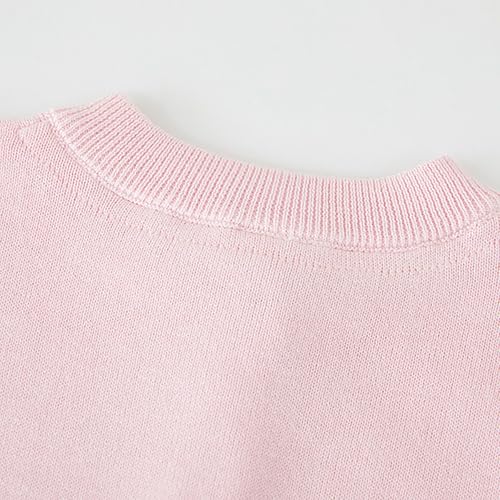 Boys Solid School Cardigan Fall Cowl Neck Sweater Button Closed Long Sleeve Cardigan for Kids Girls4