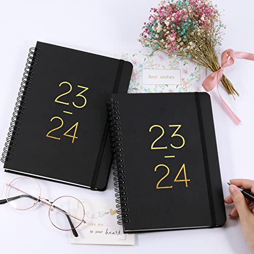 2023-2024 Planner - Weekly Monthly Planner 2023-2024 With Tabs, July 2023 - June 2024, 6.45" X 8.45" Calendar Planner, Flexible Cover With Twin-Wire Binding #TOP1