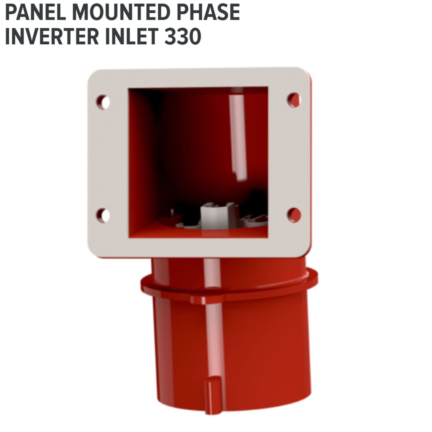 Mennekes 330 - Clavija de Panel con Inversor de Fases 32A 5 polos 400V IP44
