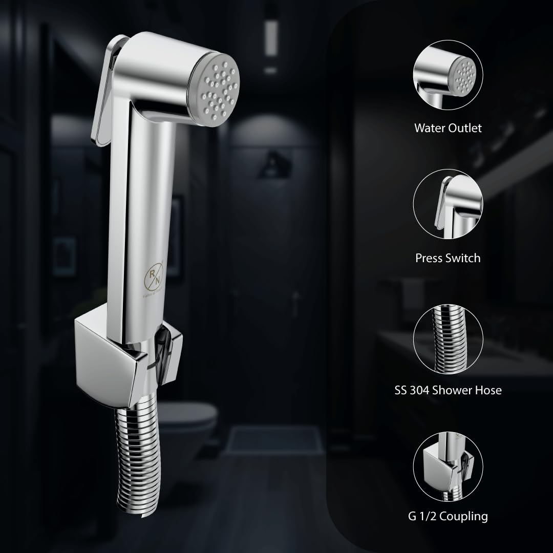 RN Health Faucet Set (With 1.5Mtr. Tube) (Box Packing)