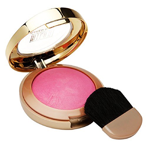 Milani Baked Powder Blush, Delizioso Pink 0.12 oz (Pack of 2)