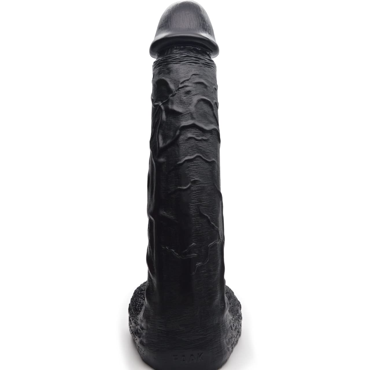 FAAK XXXL dildo realistico, 13,8'' inseribile super enorme e spesso dildo con testicoli di aspirazione,mega dildo per grandi amanti dei giocattoli e avventurieri del sesso (nero)