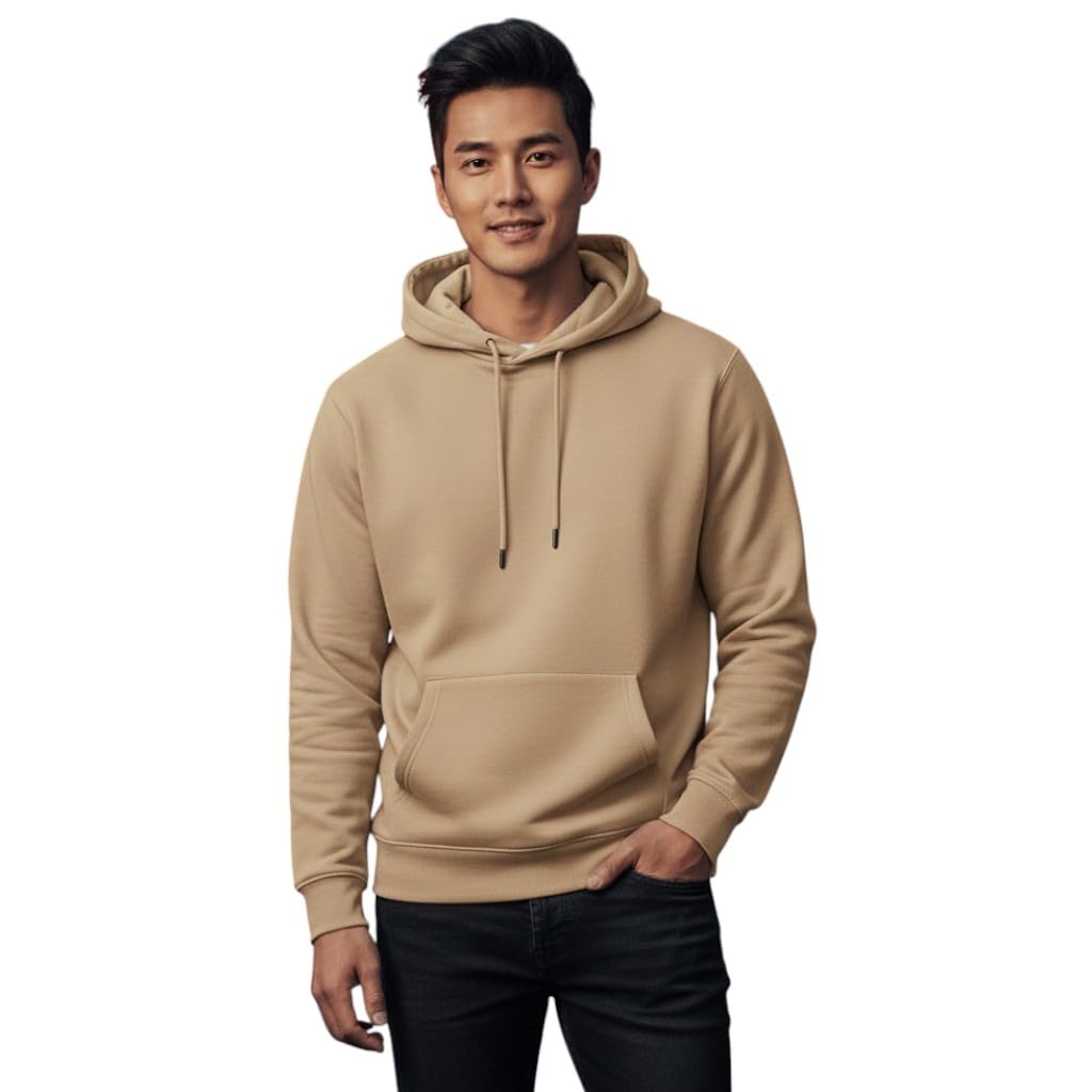 Men's Pullover Hoodie with Kangaroo Pocket, Long Sleeve Sweatshirt, Casual Hooded Top-picture-48