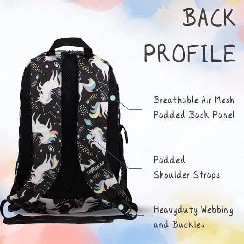 Image of F Gear Colour Buddy 12L Kids Backpack, Kids Can Colour On The Bag, 1 Compartment & 2 Pockets; Lightweight, Durable & Fun Backpack for School & Travel | Comfortable & Stylish Bag