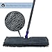 Two Sided Dust Mop Floor Cleaning System, MASTERTOP 360 Microfiber Mop with Stainless Steel Handle,Wet Dry Mop,Flat Flip Mops for Hardwood, Laminate, Vinyl, Tiles,4 Washable Mops Pads