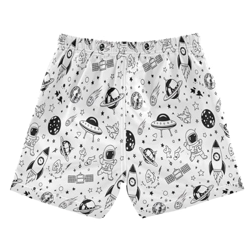 Boys Swim Shorts, Anti Chafe Swim Trunks Boys 2 T, Rockets2