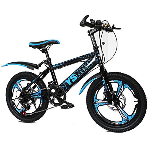 Gymqian Kinder Fahrradjungen Und Mädchen Radfahren, Geeignet Für Kinder 7-14 Jahre Altes Blaues, Rotes, Rosa Fahrrad,Blau,20In