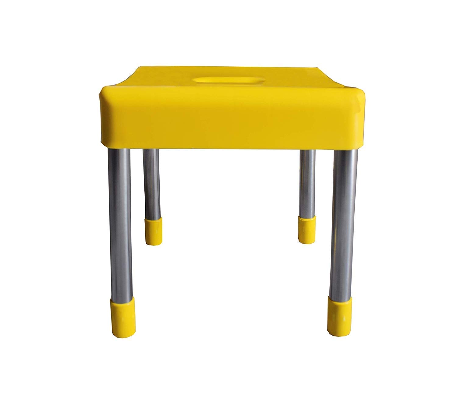 GRAZIA Multipurpose Strong Sandy Stool, Plastic & Steel, Small - patra patta for Multi use Heavy