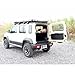 HAGEZA Aluminium Alloy Rear Trunk Cargo Basket for Suzuki Jimny 4-Door 5-Door 2023 2024 2025 Interior Storage Rack Luggage Carrier Shelf