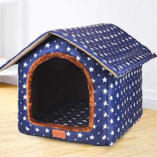 Runing Pet Dog House Room Cat Tent Bed, Kitty House Self Warming Dog Cat Bed Pet Crates for Dogs Portable Folding Kennel… - Image 3