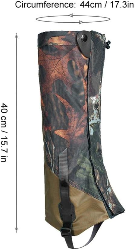 Dioche Leg Gaiters, Outdoor Leg Cover Snow Legging Gaiters for Camping Hiking Climbing