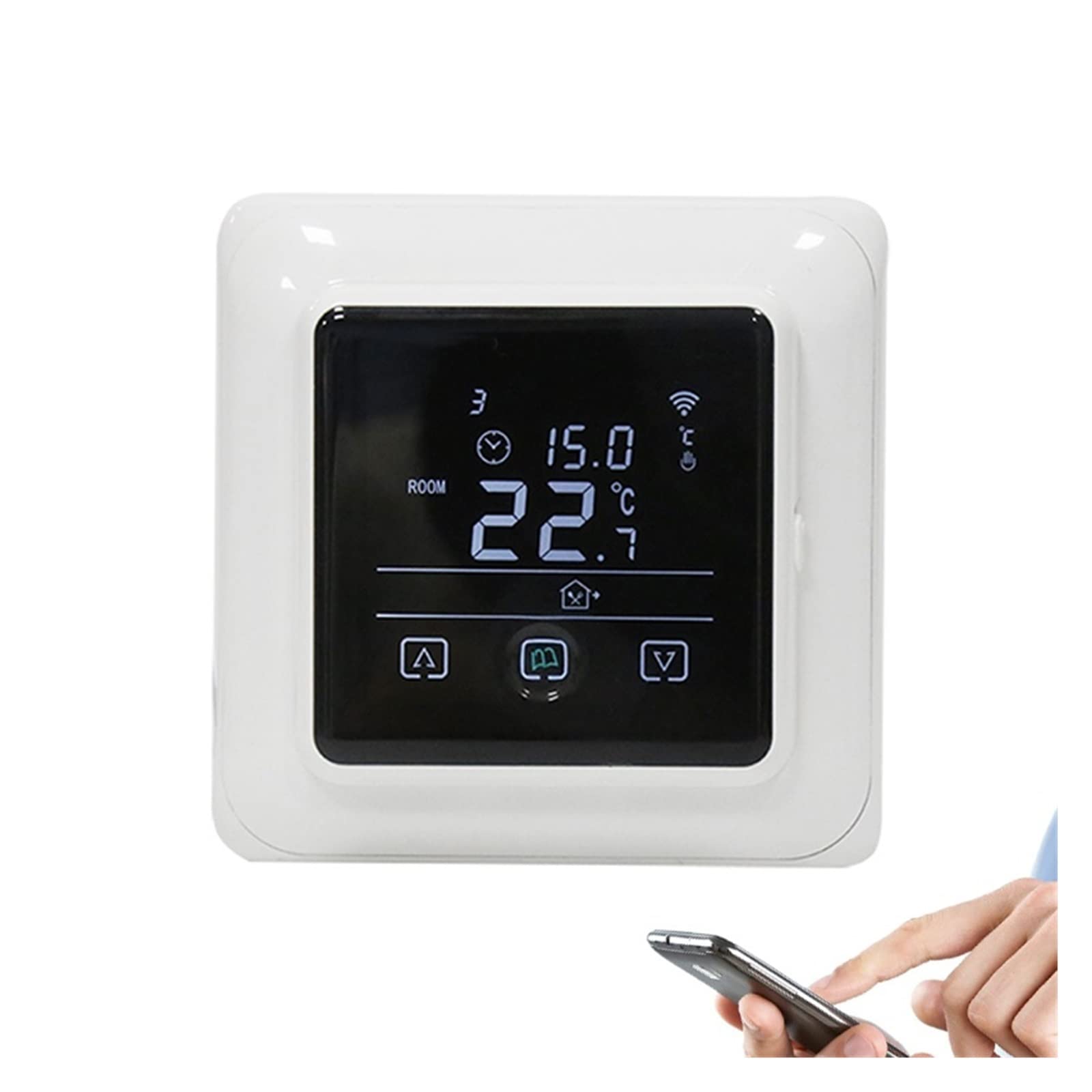 Termostat, Termometr Wewnętrzny Higrometr Cyfrowy Termostat Kotła Gazowego Wifi Programowalny Regulator Temperatury Bezprzewodowy Z Wyświetlaczem LCD