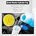 YUEARN 2 PCS Brake Fluid Cap, Brake Master Cylinder Reservoir Cap Replacement OEM 4683656AB 5014518AA for Jeep Wrangler 2001-2017, Dodge Journey 2009-2020, Ram 1500 2500 3500