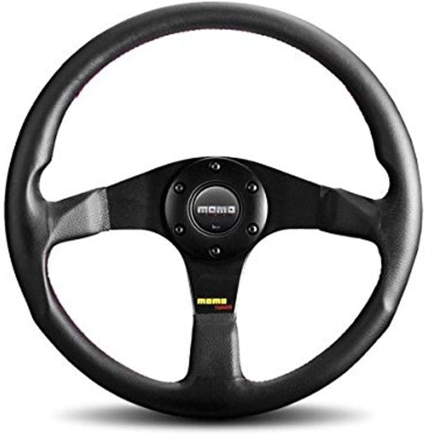 Momo TUN32BK0B Tuner Black 320 mm Leather Steering Wheel