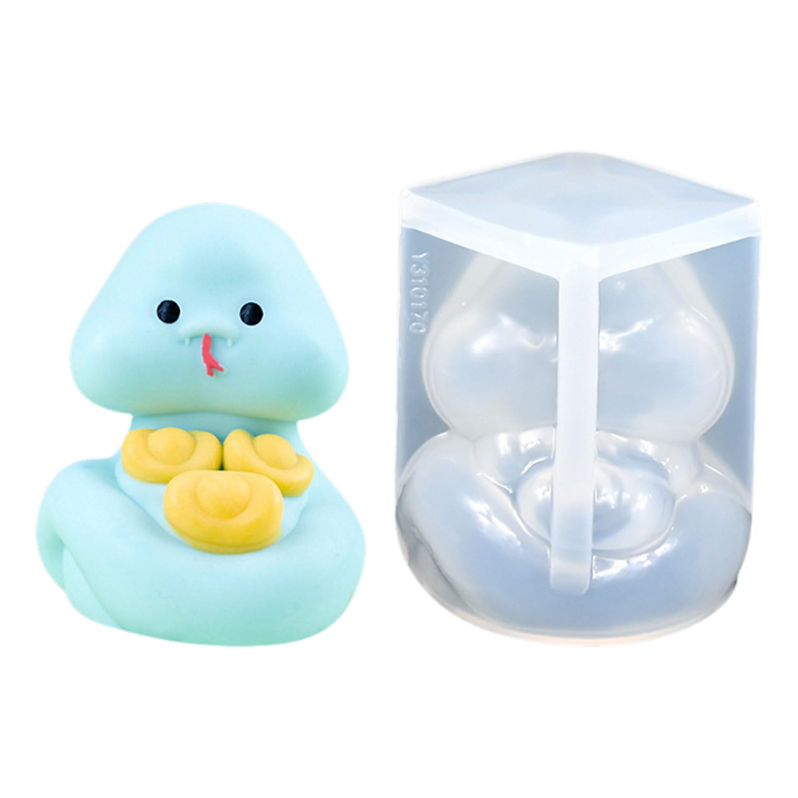 Tsophreniq Cartoon 3D Snake Shaped Dessert Silicone Cake Mold Easy Releases Pastries Baking Mold Household Kitchenwares Easy Releases