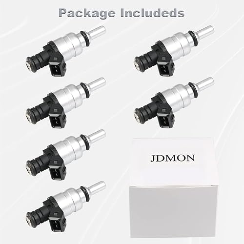 Miniatura 8 de JDMON Inyectores de combustible de repuesto para BMW 320i 323i 325ci 325i 325xi 525i 528i X3 Z3 Z4 2.2L 2.5L 2.8L I6 1427240 1439800 FJ663 852-12172