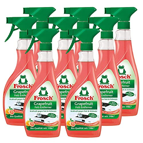 Preisvergleich Produktbild 8x Frosch Grapefruit Fett-Entferner 500 ml Sprühflasche