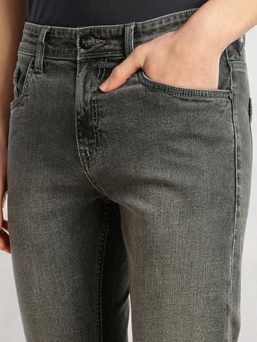 Image of Thomas Scott Men's Cricket Club Straight Fit Mid-Rise Faded Stretchable Jeans | 5 Pocket Denim