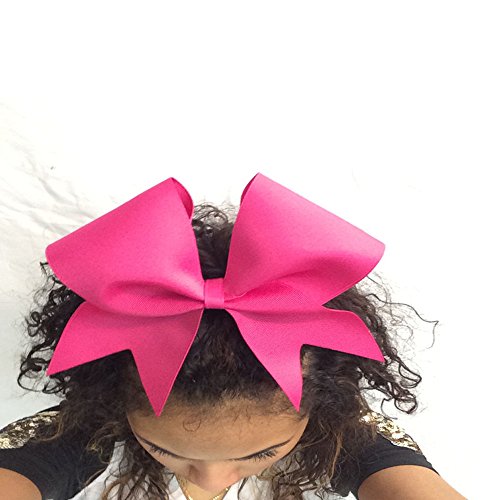 Chosen Bows Big Classic Cheer Bow, Hot Pink - Thumbnail 5