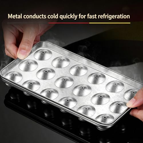 Molde acero inoxidable para bolas de hielo miniatura 2