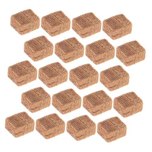 Kisangel 20piezas Bloques De para Exteriores De Briquetas De Cubos para Encender Vegetal Bloque para Encender Pastilla para Ladrillo Combustión Duradera para Barbacoas y Chimeneas Al Aire