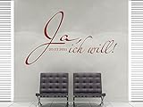 Klebeheld® Wandtattoo Ja, ich Will!