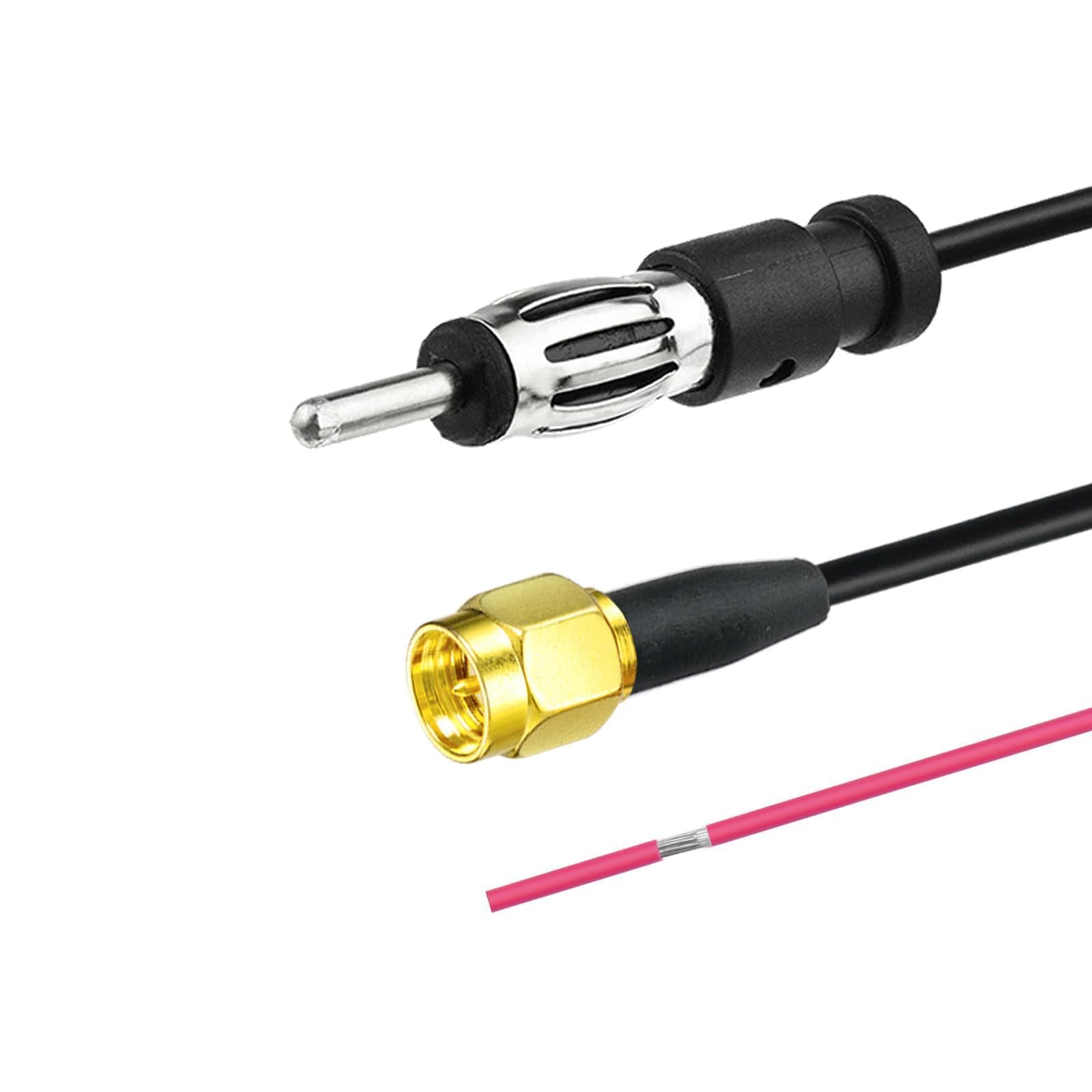 Bingfu Antenna Auto Pinna di Squalo Autoradio FM AM & GPS Beidou GNSS | 8dB LNA, Tensione Larga 9-16V, Impermeabile IP65, Compatibile con Sistemi Stereo e Navigazione Camion Camper Furgoni, Nero