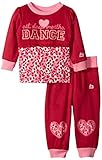 RBX Baby Girls' 2 Piece Long Sleeve Top and Pant Set Dance