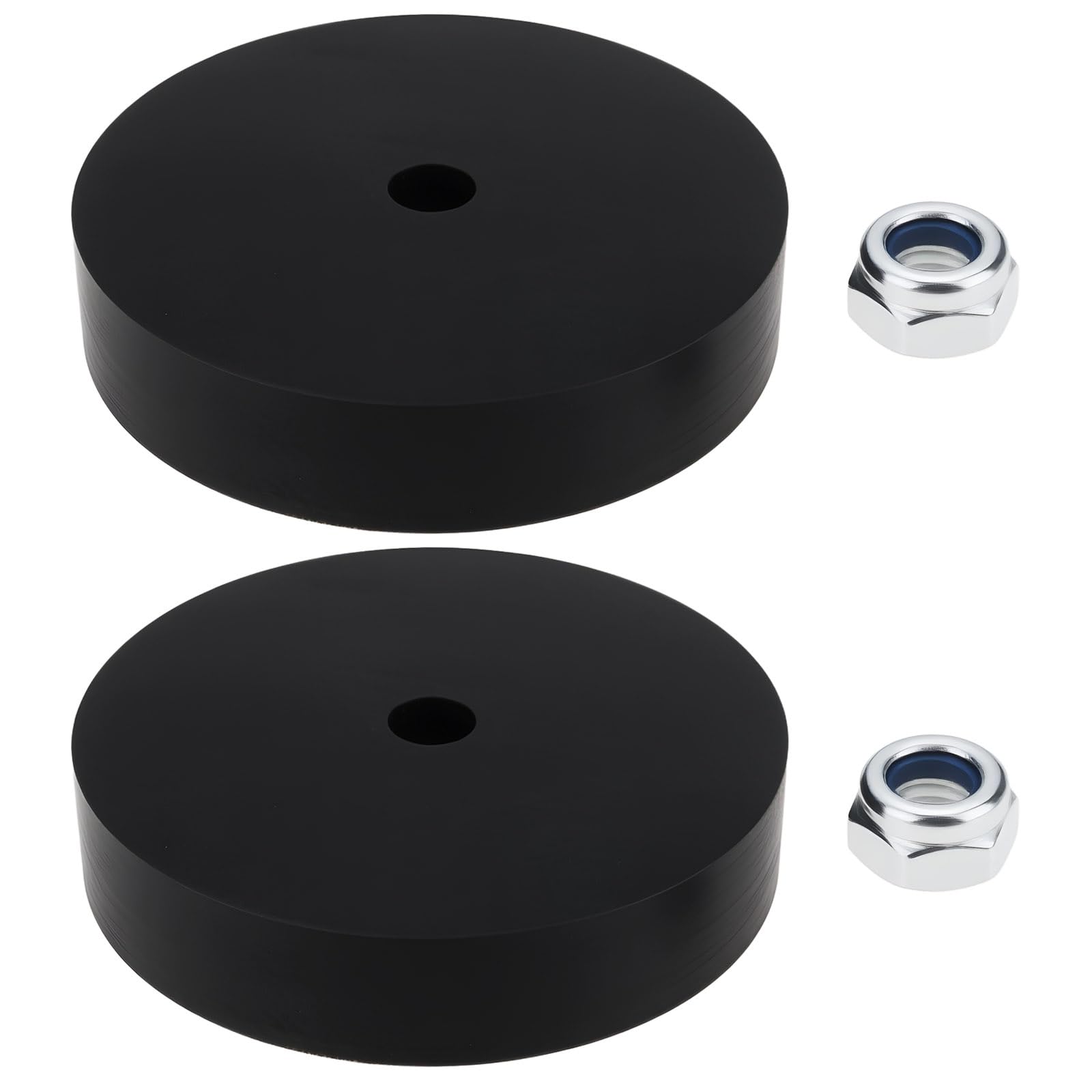 ECSiNG 2Pcs 48x6mm Rubber Seals with 2 M6 Nuts 10mm Thick Compatible with Bison 50mm Bait Pump