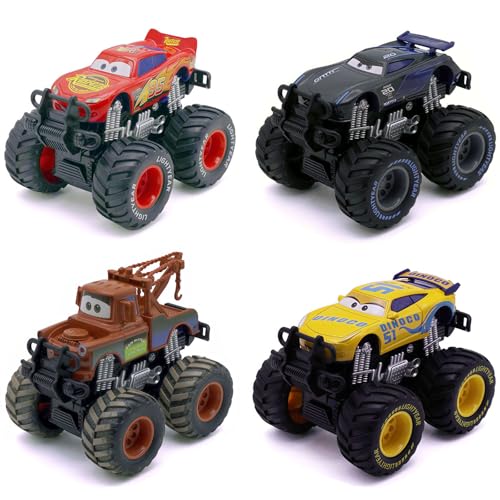 ZXIHYYN Big Wheel McQueen 4-Pack