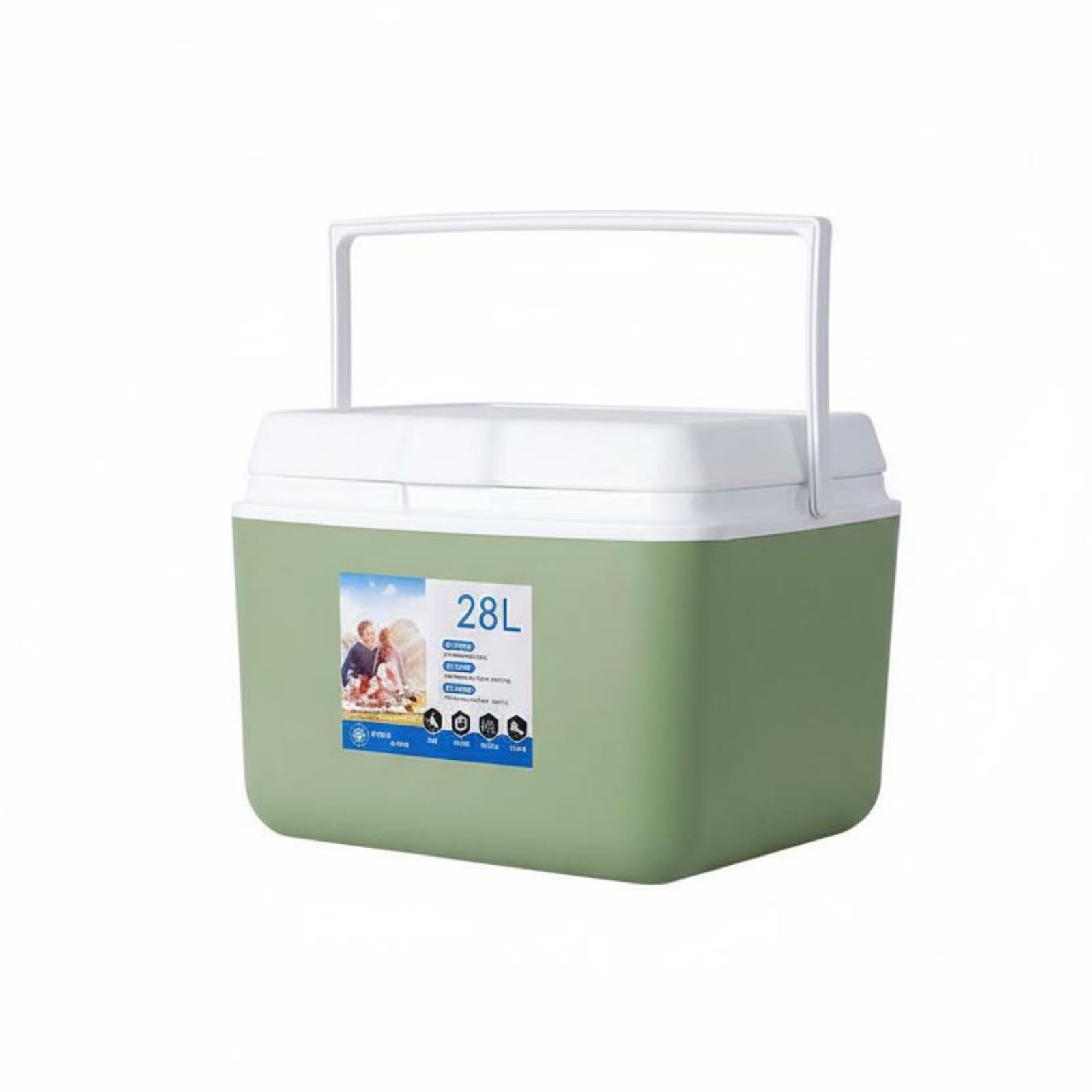 Baoblaze Portable Contenitore Termico Portatile Box Portabevande Isolamento Durevole Manico Comodo Mantenimento Adatto per Campeggio Picnic Attività All’aperto