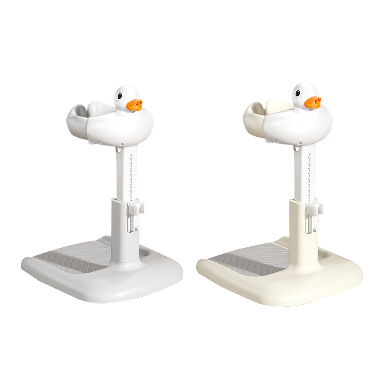 Soporte de baño para bebé con base antideslizante, puede abrazar dibujos animados para ducha infantil, ayudante de ducha portátil para niños pequeños