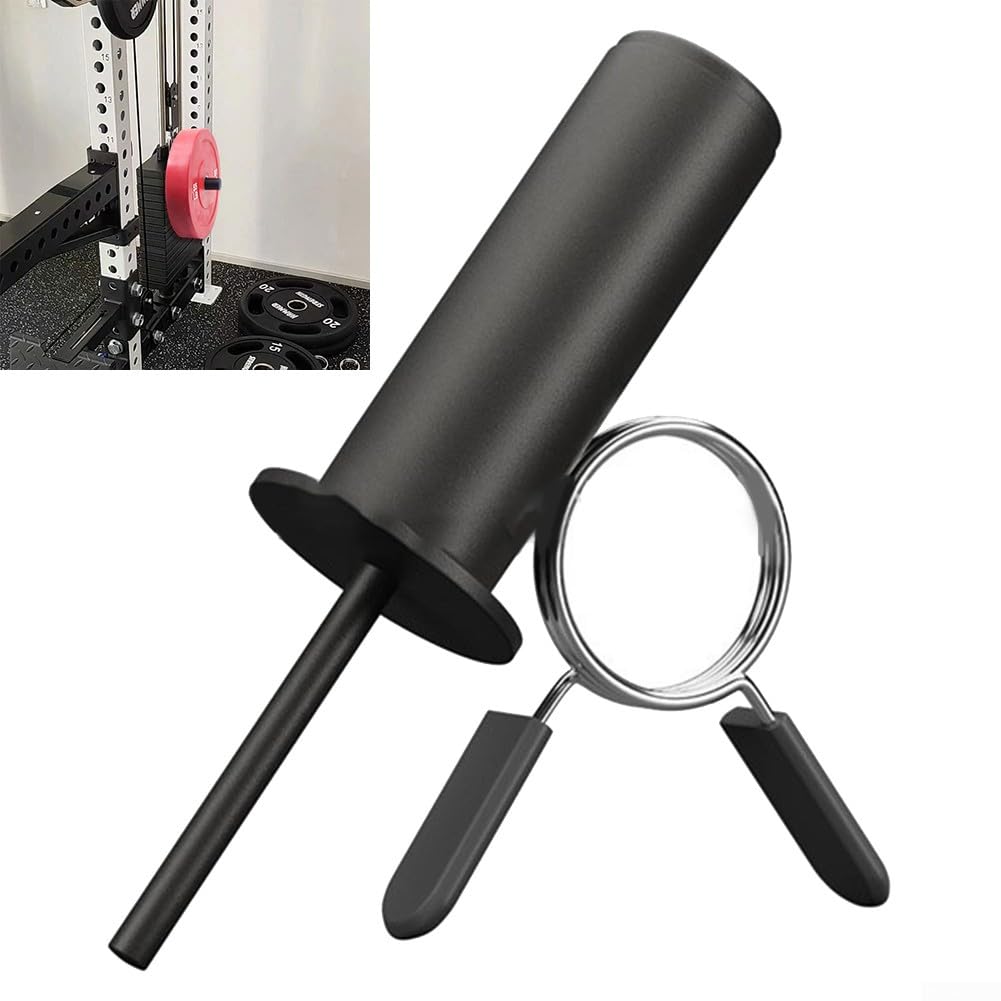Weight Stack Pin, Long Weight Stack Extender, Weight Extender Pin with Spring Clip, for Gym or Home,For Cable Strength Equipment(10 * 110mm+3 rounds)