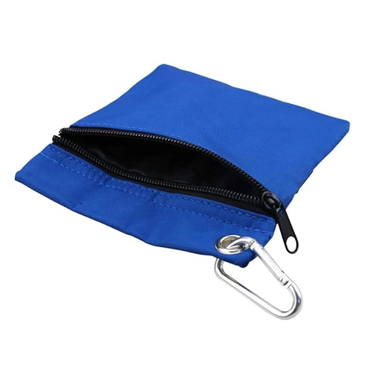 Golf Tees Ball Storage Bag Zippered Golf Tee Pouch with Clip Portable Golf Tees Bag Holder Pouch for Sports Golfing Accessories for Men