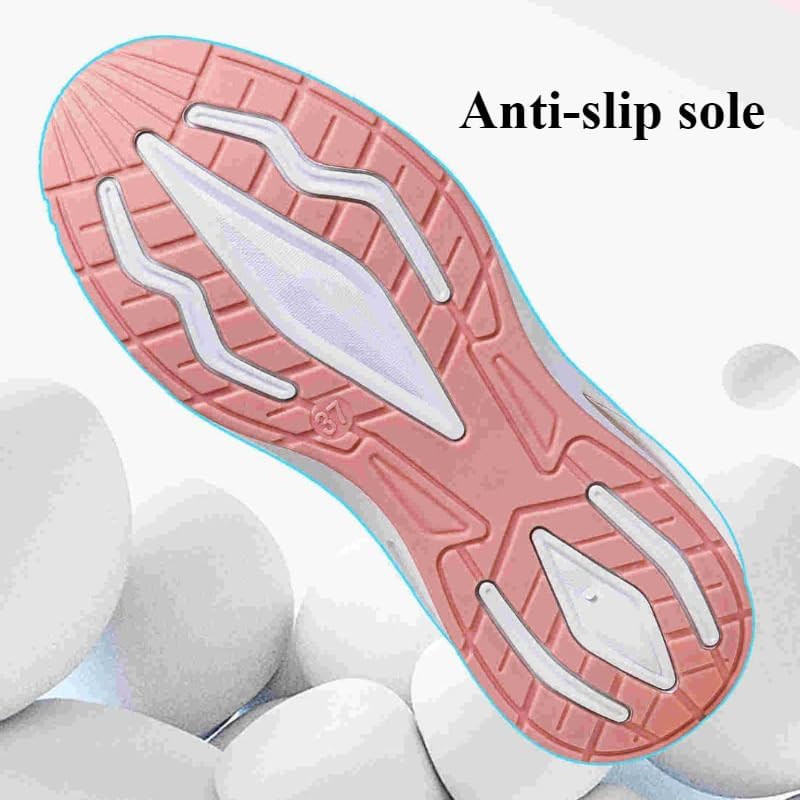 Womens Bowling Shoes Sneakers Air Cushion Running Shoes Lightweight Tennis Walking Shoes Mesh Breathable Gym Work Fashion Sneakers Athletic Comfortable Casual