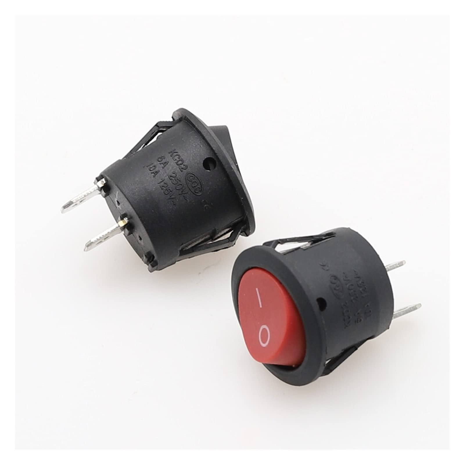 PARK 02 2 Pezzi 20 Mm Interruttore A Bilanciere Rotondo Per Auto ON Off 12 Volt Interruttore A Levetta~p154620222 - Foto 7