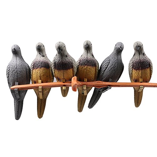 IRQ EVA Foam Archery 3D Animal Pigeon Bait Decoy, Dove for Slingshot Shooting