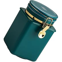 Coffee Bean Storage Jar 1.1l Airtight Container with One-way Valve for Approx. 450 Grams Coffee Beans Food-grade Multifunctional Kitchen Storage