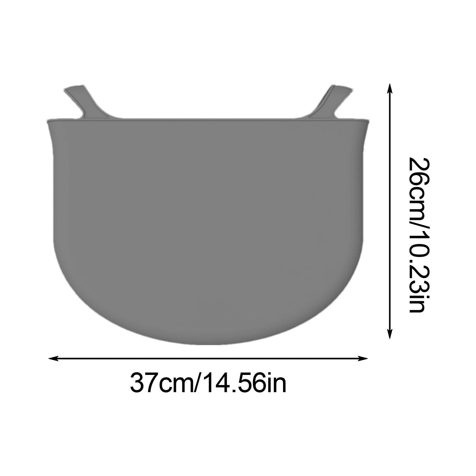 Slow Cooker - 4 plantillas para ollas cocina (silicona, antifugas, reutilizables, calidad alimentaria, 6-7QT